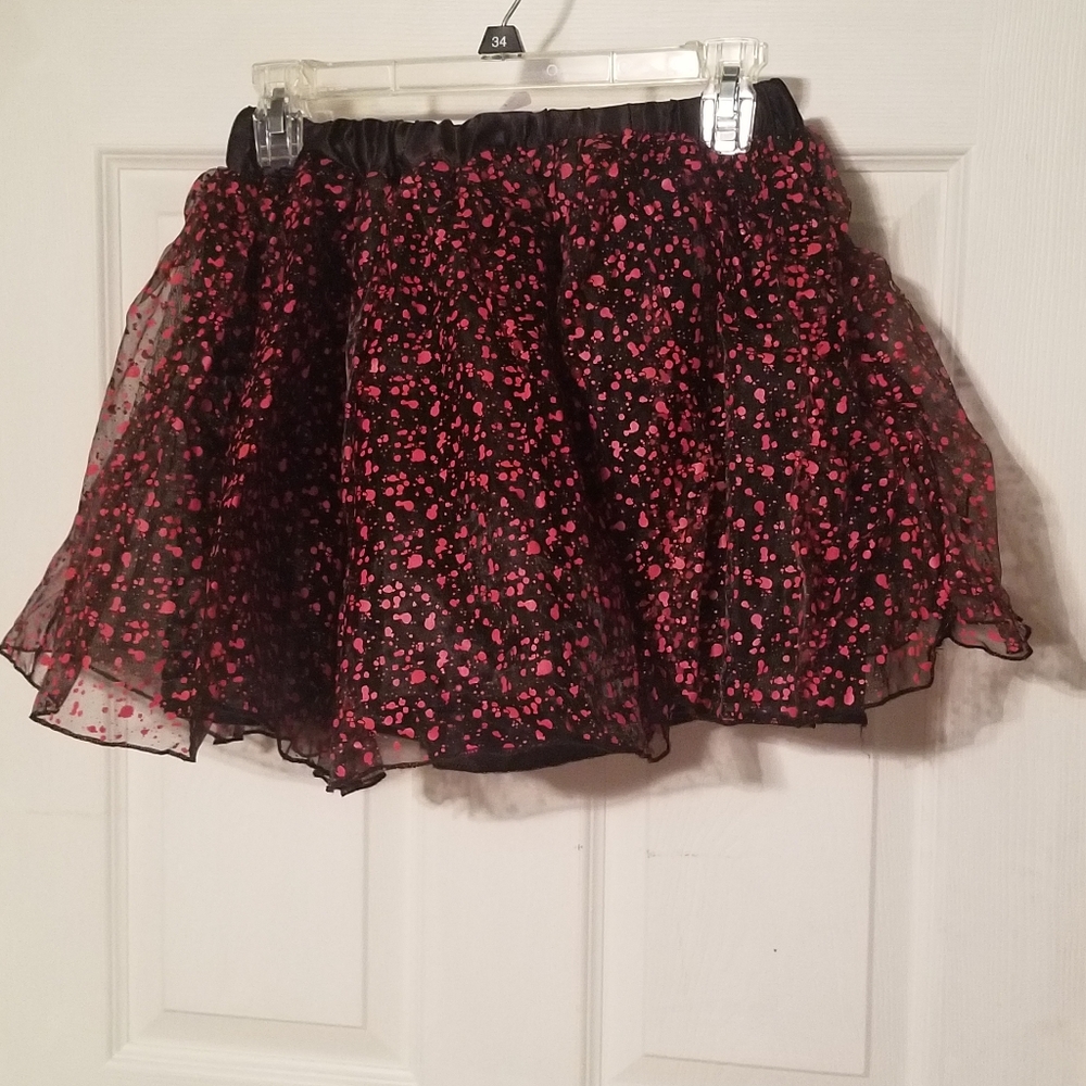 One size halloween/cosplay tulle skirt short